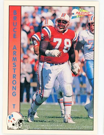 1992 Pacific Bruce Armstrong Football Card #518