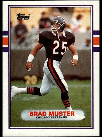 1989 Topps Brad Muster Football Card #71