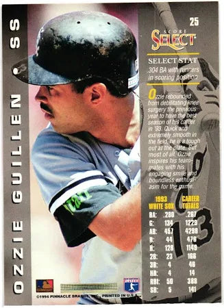 1994 Score Select Ozzie Guillen Baseball Card #25