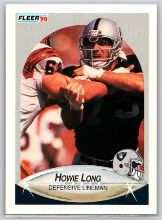 1990 Fleer Howie Long Football Card #257