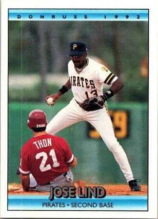 1992 Donruss Jose Lind Baseball Card #189
