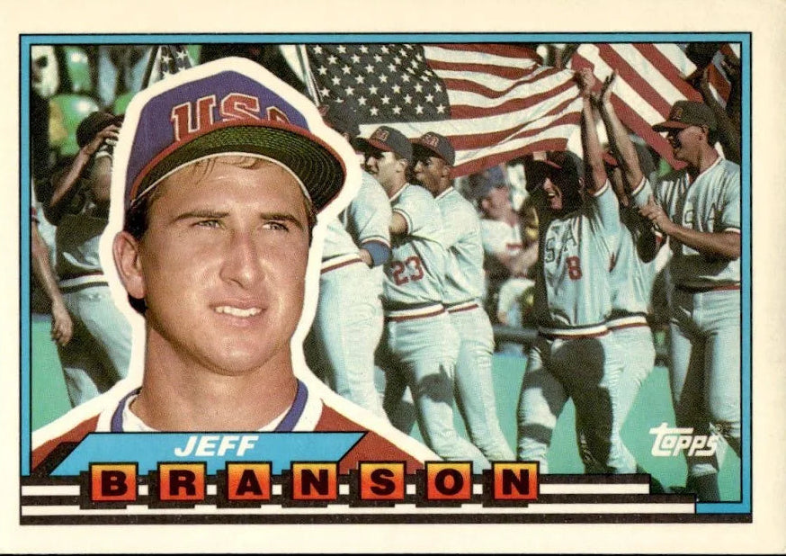 1989 Topps Jeffery Glen Branson Baseball Card #69