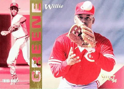 1994 Score Select Willie Greene Baseball Card #102