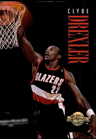 1994 Skybox Clyde Drexler Basketball Card #134