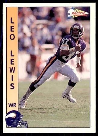 1992 Pacific Leo Lewis Football Card #508