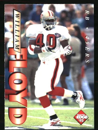 1995 Collectors Edge William Floyd Football Card #176