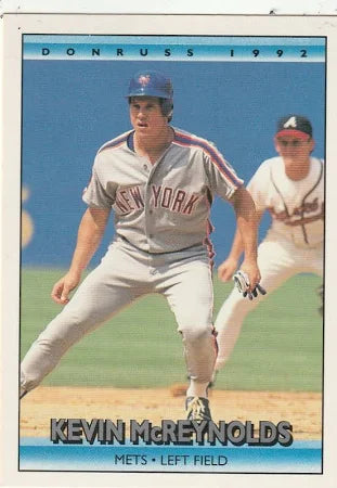 1992 Donruss Walter Kevin McReynolds Baseball Card #288