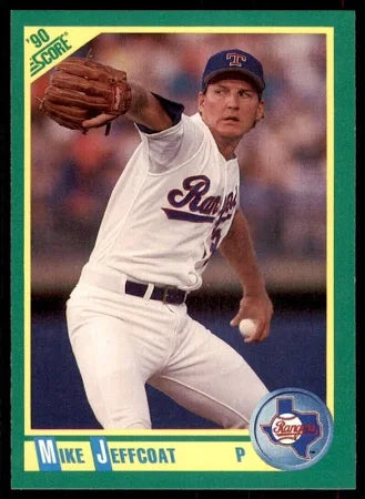 1990 Score Mike Jeffcoat Baseball Card #158