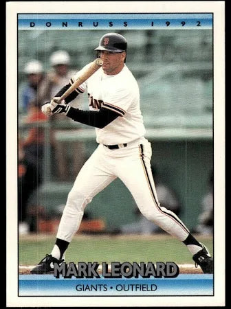 1992 Donruss Mark David Leonard Baseball Card #761
