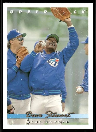 1993 Upper Deck Dave Stewart Baseball Card #546