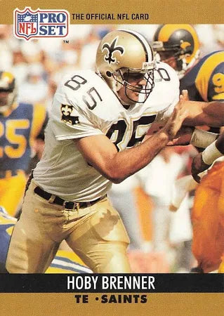 1990 NFL Pro Set Hoby Brenner Football Card #585