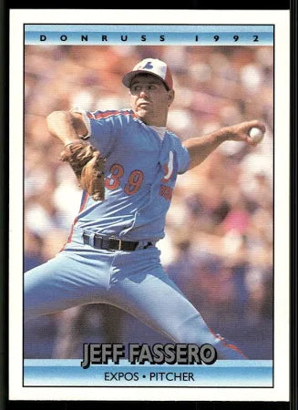 1992 Donruss Jeffrey Joseph Fassero Baseball Card #717
