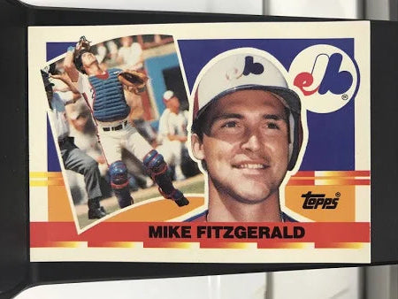 1990 Topps Michael Roy Fitzgerald Baseball Card #84
