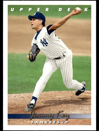 1993 Upper Deck Jimmy Key Baseball Card #543
