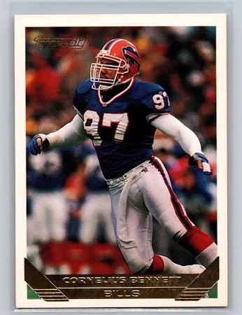 1993 Topps Cornelius Bennett Football Card #157