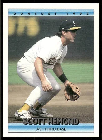1992 Donruss Scott Matthew Hemond Baseball Card #637