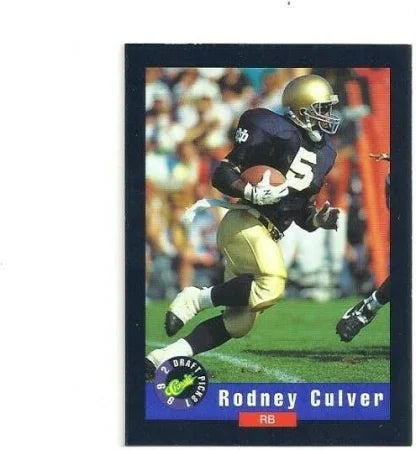 1992 Classic Draft Picks Rodney Culver Football Card #47