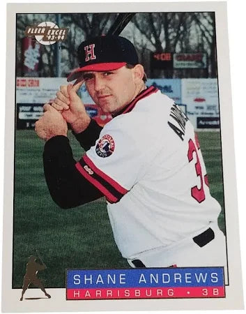 1993 Fleer Shane Andrews Baseball Card #222