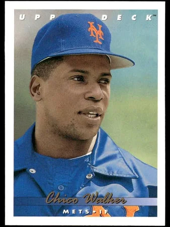 1993 Upper Deck Chico Walker Baseball Card #727