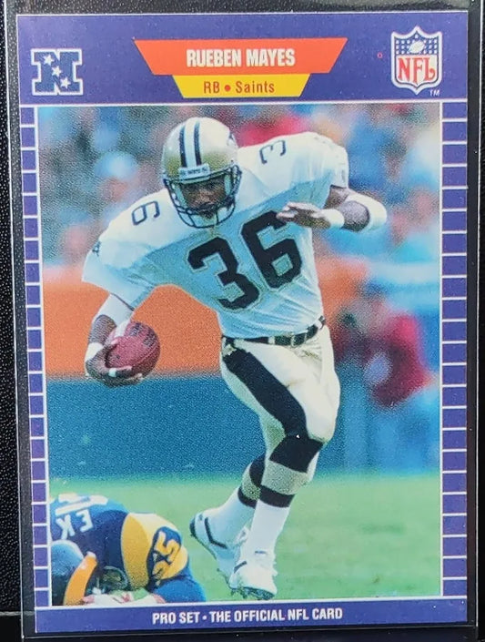 1989 NFL Pro Set Rueben Mayes Football Card #273