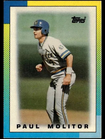 1990 Topps Major League Leaders Paul Molitor Baseball Card #20