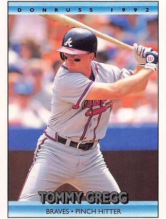 1992 Donruss William Thomas Gregg Baseball Card #485