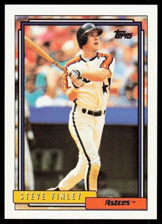 1992 Topps Steve Finley Baseball Card #86