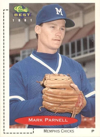 1991 Classic Mark Parnell Baseball Card #301
