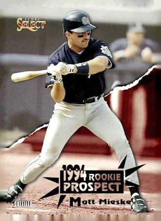 1994 Score Select 1994 Rookie Prospect Matt Mieske Baseball Card #206