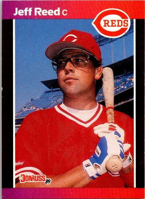 1989 Donruss Jeffrey (Jeff) Scott Reed Baseball Card #469
