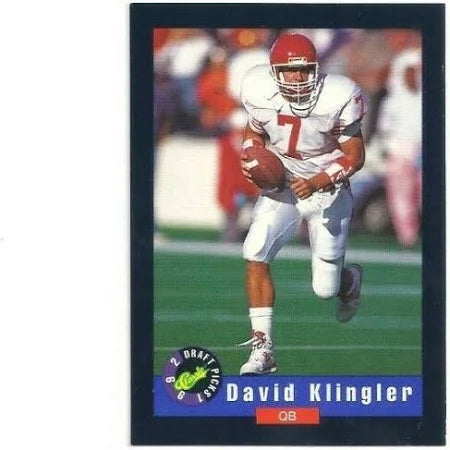1992 Classic Draft Picks David Klingler Football Card #2