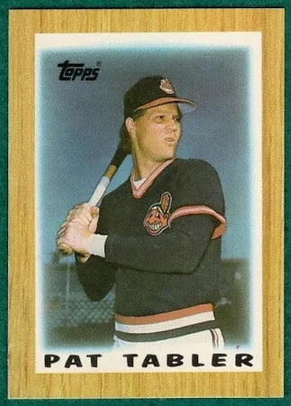 1987 Topps Pat Tabler Baseball Card #52