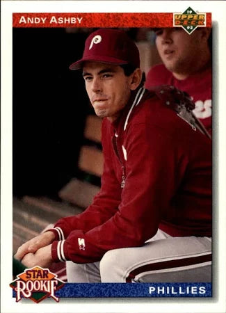1992 Upper Deck Andy Ashby Star Rookie Baseball Card #19