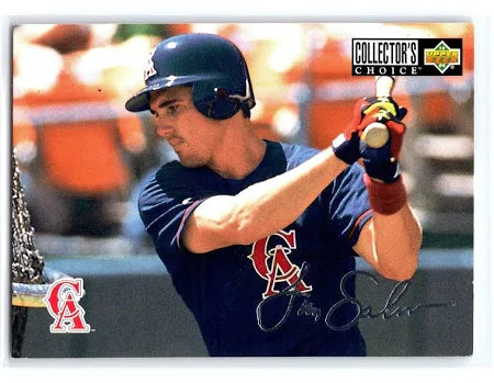 1994 Upper Deck Collectors Choice Team Checklist Tim Salmon Baseball Card #328