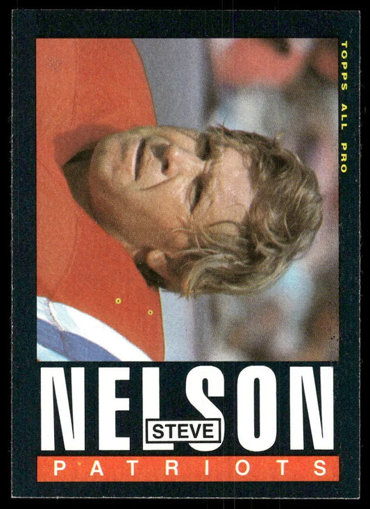 1985 Topps Steve Nelson Football Card #330