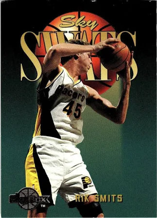 1995 Skybox Sky Slams Rik Smits Basketball Card #338