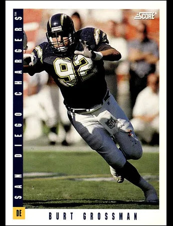 1993 Score Burt Grossman Football Card #234