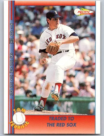 1992 Pacific Tom Terrific Tom Seaver Traded to the Red Sox Baseball Card #65