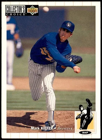 1993 Upper Deck Mark Kiefer Baseball Card #161