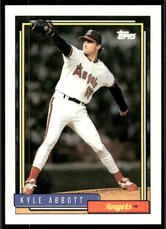 1992 Topps Kyle Abbott Baseball Card #763