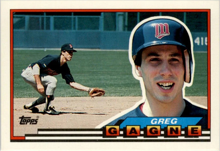 1989 Topps Gregory Carpenter Gagne Baseball Card #186