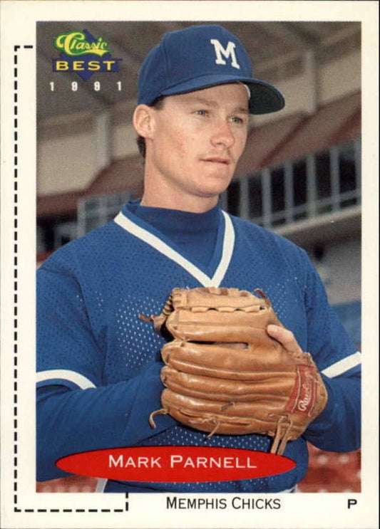 1991 Classic Mark Parnell Baseball Card #301