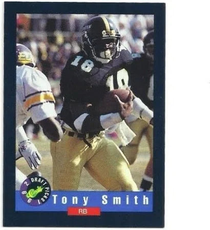 1992 Classic Draft Picks Tony Smith Football Card #14