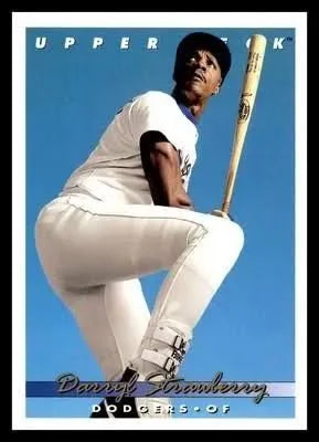 1993 Upper Deck Darryl Strawberry Baseball Card #575