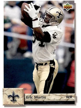 1992 Upper Deck Eric Martin Football Card #322