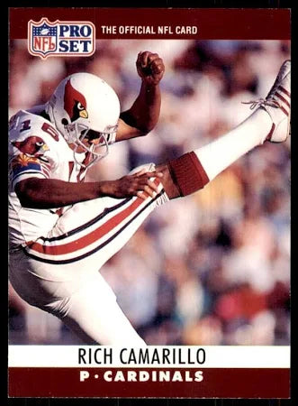 1990 NFL Pro Set Rich Camarillo Football Card #254
