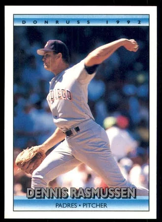 1992 Donruss Dennis Lee Rasmussen Baseball Card #245