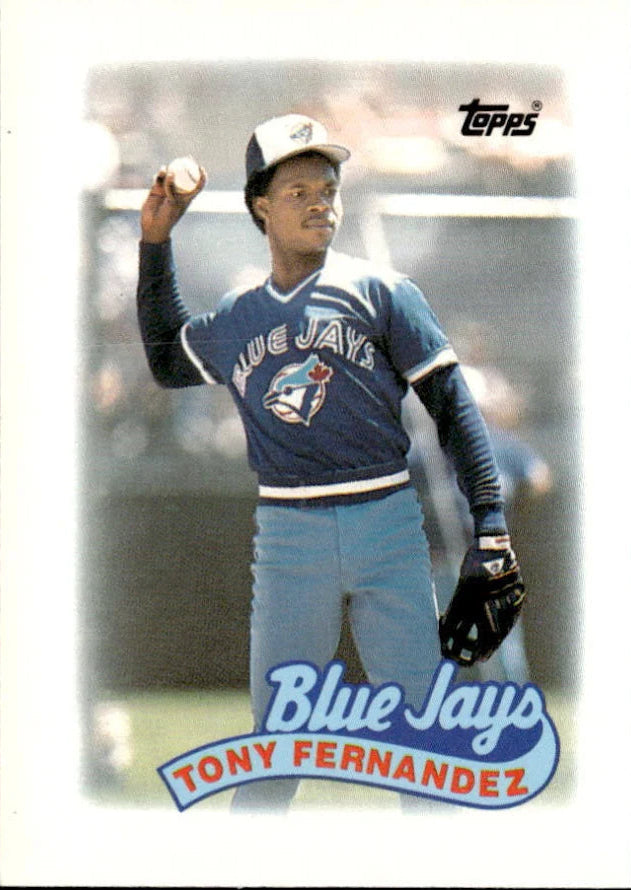 1989 Topps Major League Leaders Tony Fernandez Baseball Card #76