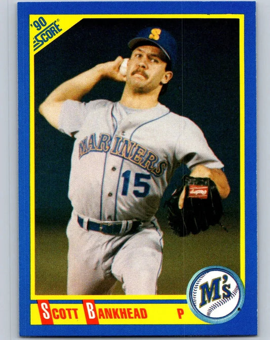1990 Score Scott Bankhead Baseball Card #555