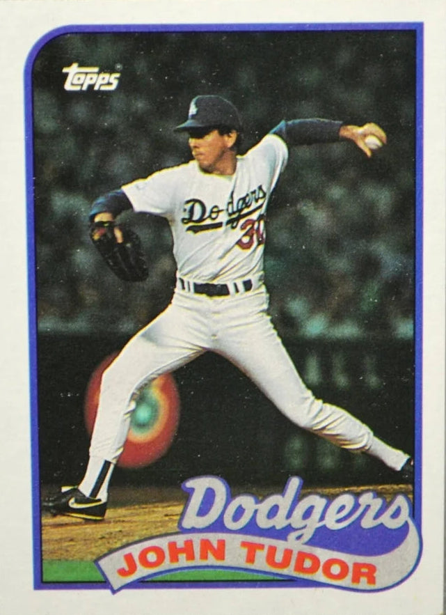1989 Topps John Tudor Baseball Card #35